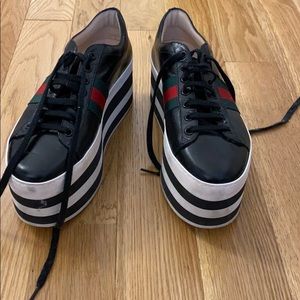 Authentic Gucci Platform Sneakers